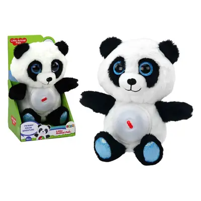 LEAN Toys Uspávací lampička Panda medvídek