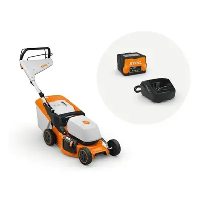 STIHL RMA 248.3 T – AKU sekačka s pojezdem 1,2 kW, záběr 46 cm, koš 52 l + akumulátor AK 30 S + 