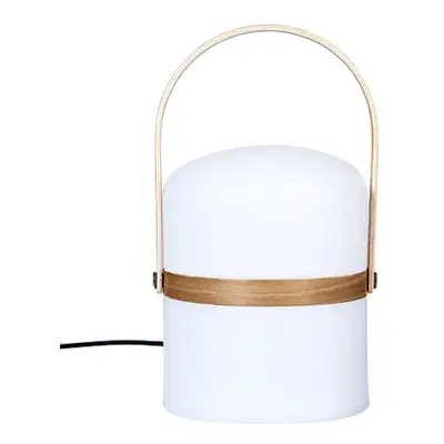 Venkovní lampa s rukojetí KIARA 26,5 cm, bílá