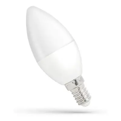 Stmívatelná LED žárovka svíčka E14 6W 500lm, denní, ekvivalent 41W