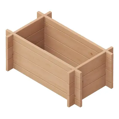 Vysoký záhon Multibox, dřevo, 59 × 29,5 × 29,5 cm, hnědá