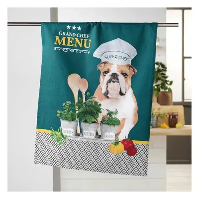 Bavlněná utěrka 50x70 cm Hot dog – douceur d'intérieur