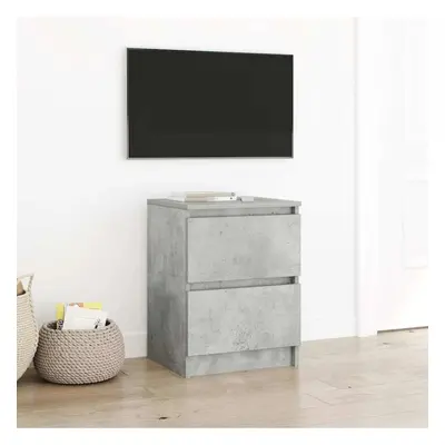 TV skříňka betonově šedá 40x35x54 cm kompozitní dřevo