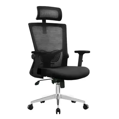 Kancelářská ergonomická židle Neoseat NOVELO — síť / látka, černá, nosnost 150 kg