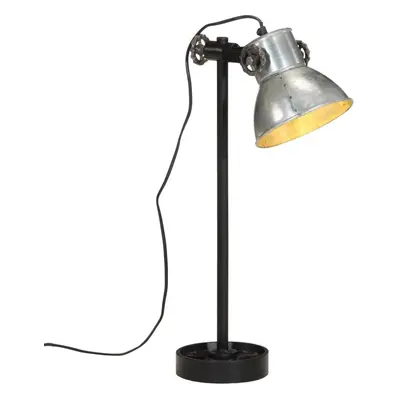 Stolní lampa 25 W vintage stříbrná 15 x 15 x 55 cm E27