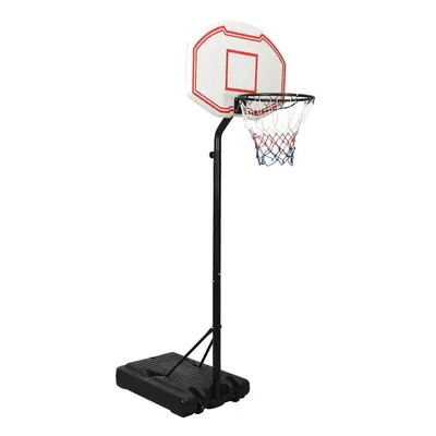 Basketbalový koš bílý 237–307 cm polyethylen