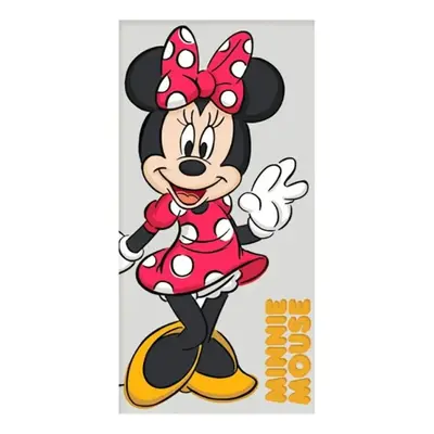 Plážová osuška veselá Minnie Mouse - 100% bavlna - 70 x 140 cm