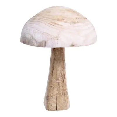 Přírodní dřevěná dekorace houba Mushroom - Ø 30*40 cm