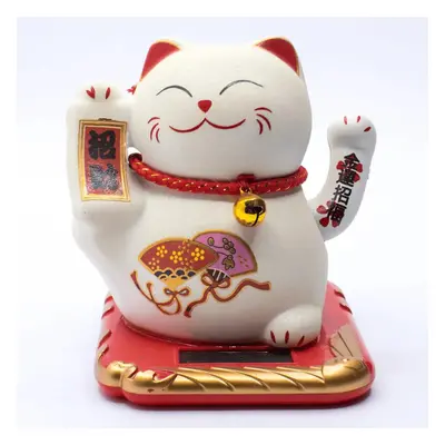 Milujeme Kameny Maneki neko - mávající kočička Solar - Feng shui R