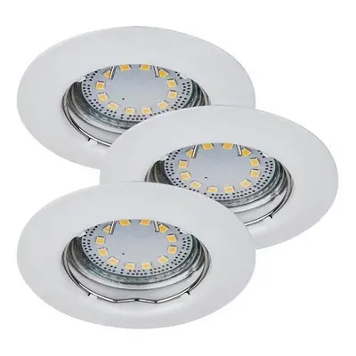 Rabalux LED zápustné bodové svítidlo Lite 3x3W | 720lm | 3000K | IP40 - set 3 svítidel, kruhové