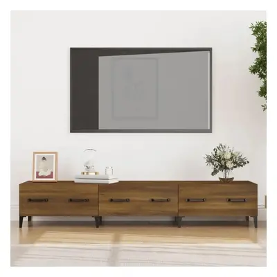 TV skříňka hnědý dub 150 x 34,5 x 30 cm kompozitní dřevo