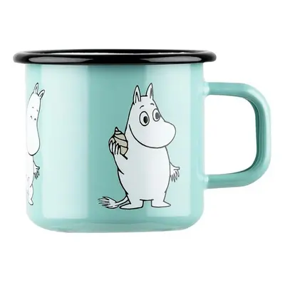 Hrnek Moomin 0,37l, smalt / mátový