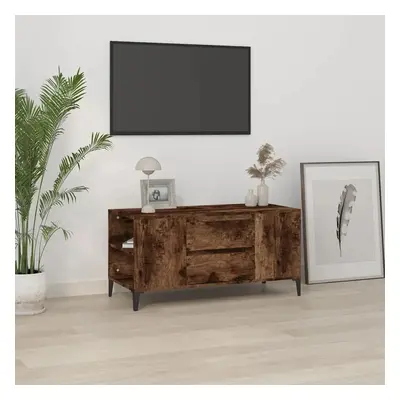 TV skříňka kouřový dub 102x44,5x50 cm kompozitní dřevo