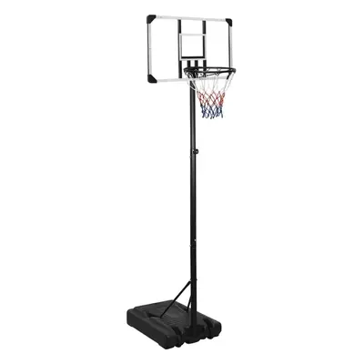 Basketbalový koš s průhlednou deskou 235–301 cm polykarbonát