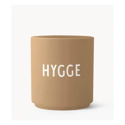 Designový pohárek's nápisem Favourite HYGGE