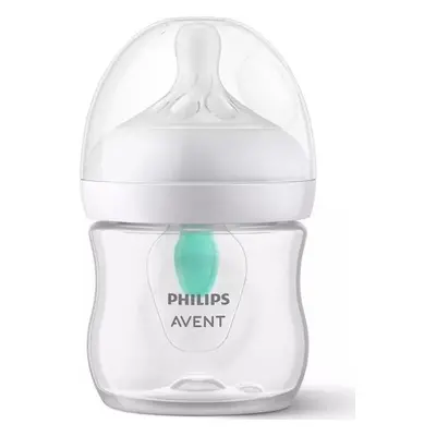 Avent láhev Natural Response průhledná dudlík s ventilem AirFree 1 ks 125 ml