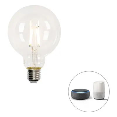 Sada 5 ks Smart E27 stmívatelná v Kelvinově LED žárovce G95 4,5W 470 lm 1800-4000K