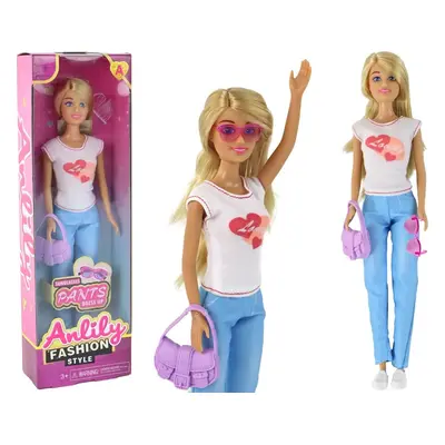 LEAN Toys Barbie panenka Anlily s blond vlasy