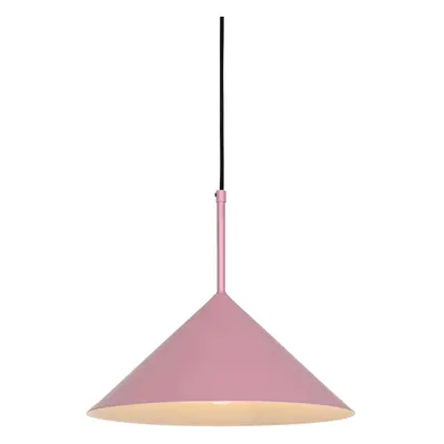 Designová závěsná lampa růžová - Triangolo