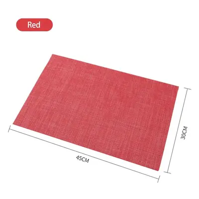 AL Nepromokavé prostírání Plate 30x45 cm, různé barvy Barva: Červená (Red)