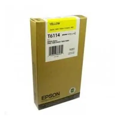 Tonery Náplně Zásobník Epson T6114, C13T611400 (Žlutý)