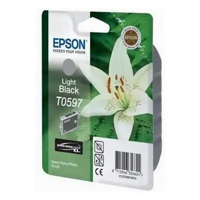 Tonery Náplně Inkoustová cartridge Epson Stylus Photo R2400, C13T059740, světle černá, 1*13ml,