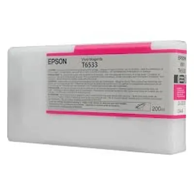 Tonery Náplně Zásobník Epson T6533, C13T653300 (Živě purpurová)