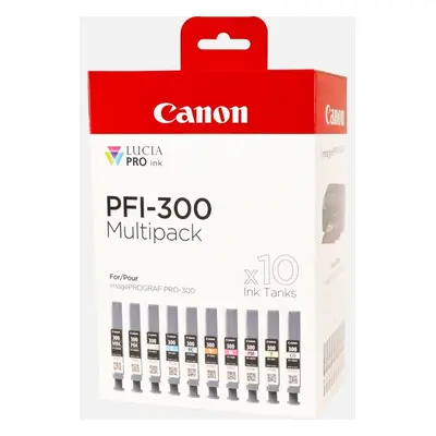 Canon cartridge PFI-300 MBK / PBK / C / M / Y / PC / PM / R / GY / CO Multi Pack