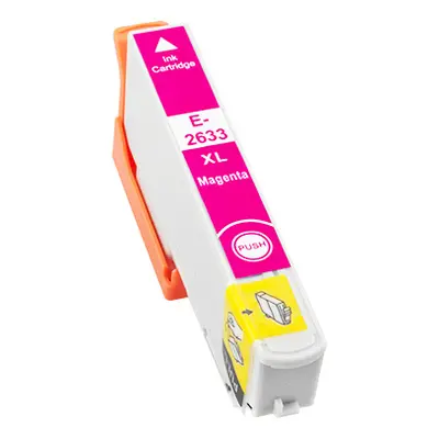 Tonery Náplně Cartridge Epson T2633, kompatibilní kazeta (Purpurová)