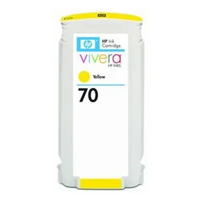 Tonery Náplně HP Inkoustová cartridge HP Designjet Z3100, Z2100, C9454A, žlutá, No. 70, 130 ml, 