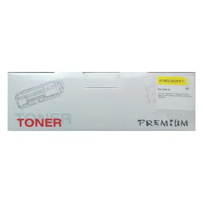 Kompatibilní toner HP 207X, HP W2212X s čipem (Žlutý)