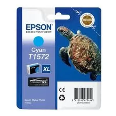 Tonery Náplně Zásobník Epson T1572, C13T15724010 (Azurový)