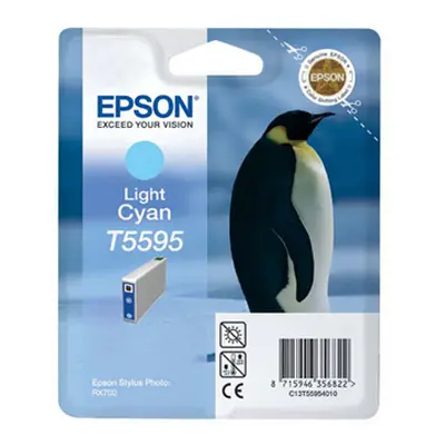 Tonery Náplně Zásobník Epson T5595, C13T55954010 (Světle purpurová)