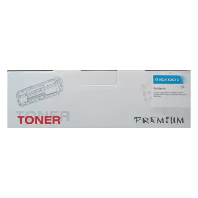 Kompatibilní toner HP 207X, HP W2211X s čipem (Azurový)