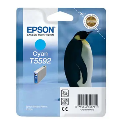 Tonery Náplně Zásobník Epson T5592, C13T55924010 (Azurová)