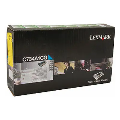 LEXMARK C734A1CG, originální (Azurový)