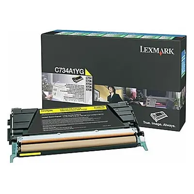 LEXMARK C734A1YG, originální (Žlutý)