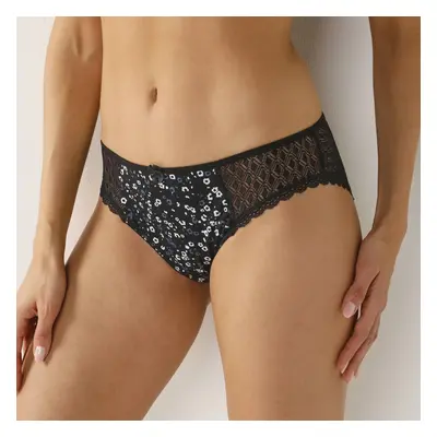 Sada 2 kalhotek midi Coria Confidence Lingerie® z bavlny a krajky, s potiskem květin