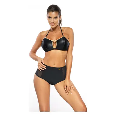 Černé perleťové bikiny Pipper Nero-Gold M-604 (2)