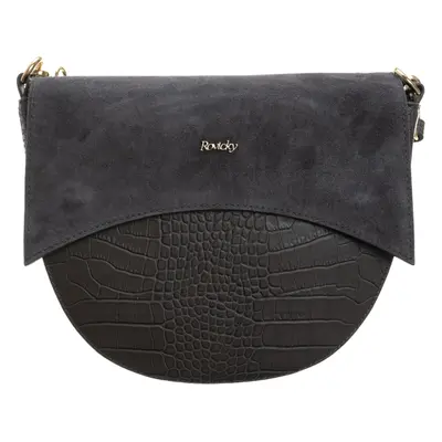 Rovicky® Šedá crossbody kabelka s motivem krokodýlí kůže TWR-122 GRAY