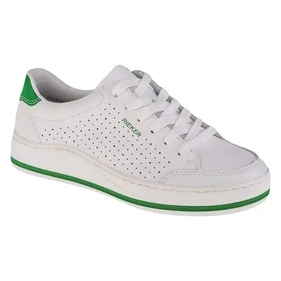 Bílo-zelené dámské tenisky Rieker Sneakers M5907-80