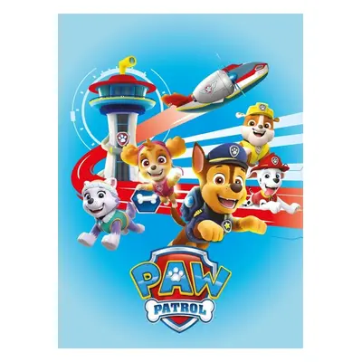 Modrá dětská fleecová deka Paw Patrol