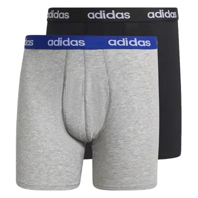 Černo-šedá sada boxerek adidas Linear Brief Boxer 2 Pack GN2072