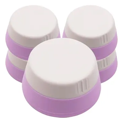 Fialová sada 5 silikonových cestovních dóz Set of 5 silicone travel jars, PURPLE, Wings