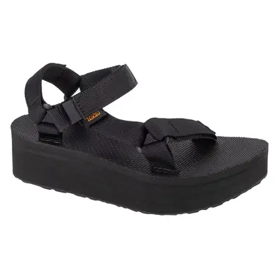 Černé sandály na platformě Teva W Flatform Universal Sandals 1008844-BLK