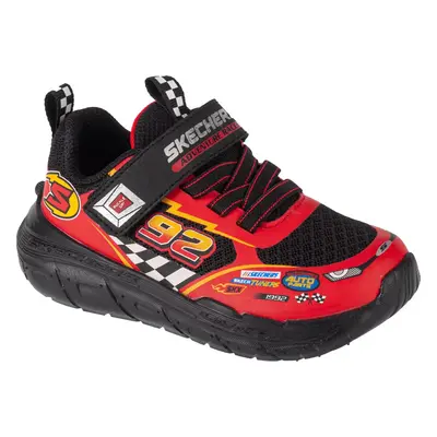 ČERVENO-ČERNÉ CHLAPECKÉ TENISKY SKECHERS SKECH TRACKS 402303N-BKRD