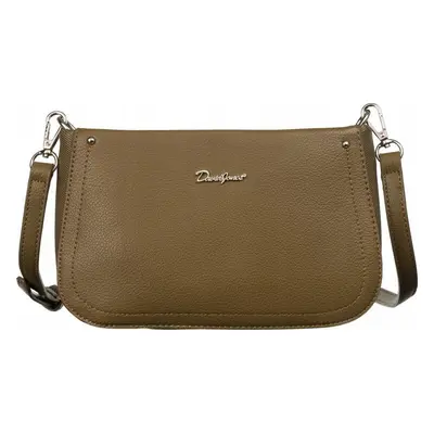 David Jones khaki stylová crossbody kabelka CM6557 D.GREEN