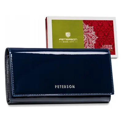 PETERSON TMAVĚ MODRÁ PENĚŽENKA Y064 PTN BC-467-NAVY-BLUE