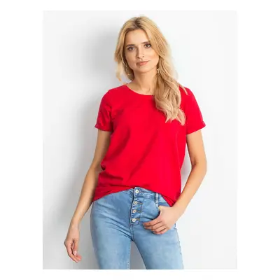 Dámské červené tričko RV-TS-4838.68P-red