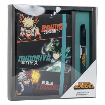 SET ZÁPISNÍKU A PERA MY HERO ACADEMIA